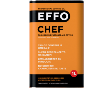 professional cooking oil EFFO CHEF 1L
